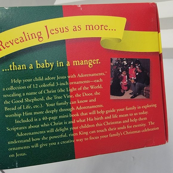 Adorenaments Baby Jesus Symbols Nick & Holly Found Granpa Attic Ornaments Family - Picture 2 of 15